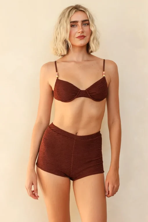Farrah Elastic Waist Booty Short