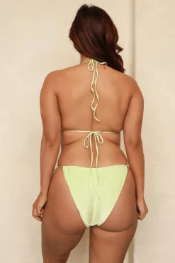 Palm Triangle Bikini Top