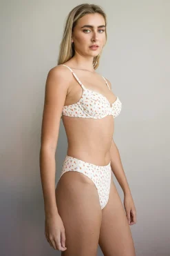 Seashore High Waist Cheeky Bikini Bottom