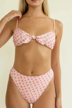 Seashore High Waist Cheeky Bikini Bottom