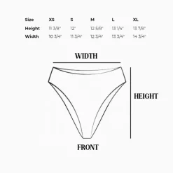 Seashore High Waisted Bikini Bottom