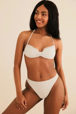 Valentina Tie Straps Bandeau Bikini Top