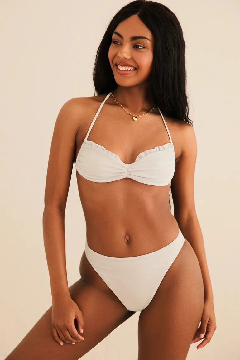 Valentina Tie Straps Bandeau Bikini Top