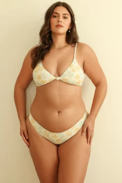 Zen Knotted Triangle Bikini Top